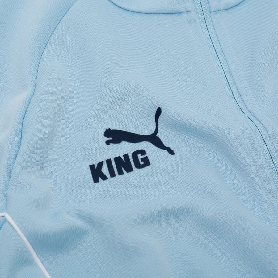 Manchester City Track Jacket King Anthem - Silver Sky/Deep Navy - Men's-SoccerKits Hub | Buy Soccer Jerseys Online